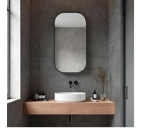 Lot de 4 Dalles Murales pour Douche - DECOON - Etanche - SPC/PVC - 59,2 x 118,4cm - 2,8M² - Décor effet Pierre Gris