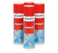 Lot de 4 Décolle Étiquettes & Résidus Gel Puissant 500ml - Dissolvant Colle Haute Performance - Enlève Autocollants, Goudron, Silicone et Mastic - Multi-Surfaces, Sans Trace - Maison & Auto
