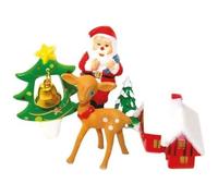 Lot de 4 décors de Noël - SCRAPCOOKING - En plastique