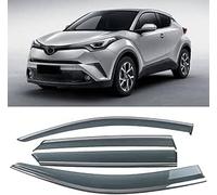 Lot de 4 Deflecteur Vitre Voiture pour Toyota C-HR II 2017-2025, Deflecteurs d'air Déflecteurs de Vent.