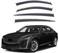 Lot de 4 deflecteur Voiture pour Cadillac CT5 2019, Déflecteurs Avant ArrièRe FenêTre LatéRaux Vent VisièRe, Déflecteur d'air