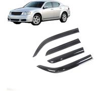 Lot de 4 deflecteur Voiture pour Dodge Avenger 2008-2014, Déflecteurs Avant ArrièRe FenêTre LatéRaux Vent VisièRe, Déflecteur d'air