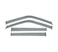 Lot de 4 déflecteurs d'air pour Renault Alaskan MK1 2015-2018 2019 2020 2021 2022 2023 2024, Montage Facile Aérodynamique latéraux Déflecteurs Déflecteurs de Vent Auto