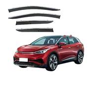 Lot de 4 déflecteurs d'air pour Voiture pour ID4.X Crozz MK1 2021-2023, Pare-Brise Avant et arrière, Protection Contre la Pluie et la fumée Pare-Soleil