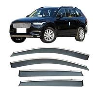 Lot De 4 Déflecteurs De Pare-Brise Latéraux À Montage Extérieur, Pare-Pluie, Pare-Soleil Anti-fumée Et Incassables pour Volvo pour Xc90 2015-2022 Pare-Soleil