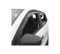 Lot de 4 déflecteurs de vent et de pluie pour Dacia Spring 2021-2025 - En acrylique foncé