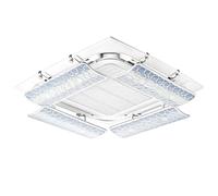 Lot de 4 Délecteurs pour Cassette, 60x20cm, Couche d'Adsorption | Orientateur d'Air Supportant 10kg en ABS Inodore, pour Unité de Plafond Commerciale