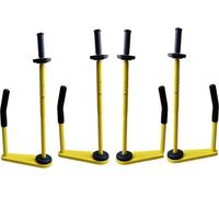 lot de 4 - Dérouleur de film étirable pour emballage - Dérouleur manuel professionnel ergonomique pour film étirable, adapté à une largeur de film de 30-50 cm, robuste & durable - Dérouleur pour embal