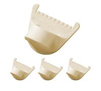 Lot de 4 dés à coudre pour matelassage à la main | Protection des doigts à tricoter - Dé à coudre antidérapant pour couture, tricot, rembourrage, matelassage, accessoires de voyage, dortoir
