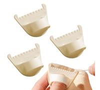 Lot de 4 dés à coudre - Protection des doigts à tricoter - Ergonomique - Pour couture, broderie, matelassage, débutants, adultes