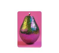 Lot de 4 désodorisants à suspendre pour voiture Motif boule disco Avocat sur rose