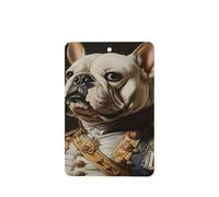 Lot de 4 désodorisants amusants pour voiture Motif bouledogue anglais