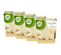 Lot de 4 Désodorisants Bougie Essential Oils Vanille