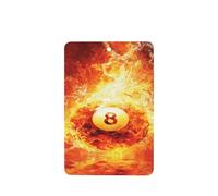 Lot de 4 désodorisants de voiture à 8 boules avec flammes et eau, cartes parfumées à suspendre, cartes parfumées pour tablettes d'aromathérapie de voiture