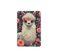 Lot de 4 désodorisants de voiture à motif lama mignon et floral - Cadeaux durables pour homme et femme - Tablettes d'aromathérapie à suspendre - Parfum lavande