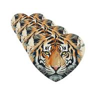 Lot de 4 désodorisants de voiture à suspendre - Cartes parfumées pour SUV - Année du visage de tigre - Tablettes d'aromathérapie - Pour chambre à coucher, armoire, armoire à chaussures