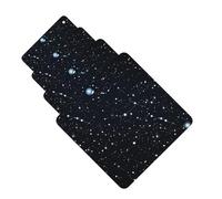 Lot de 4 désodorisants de voiture à suspendre - Cartes parfumées pour SUV, constellations et étoiles, tablettes d'aromathérapie de voiture, miroir intérieur de voiture, pendentif pour chambre à