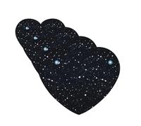 Lot de 4 désodorisants de voiture à suspendre - Cartes parfumées pour SUV, constellations et étoiles, tablettes d'aromathérapie de voiture, miroir intérieur de voiture, pendentif pour chambre à