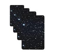 Lot de 4 désodorisants de voiture à suspendre - Cartes parfumées pour SUV, constellations et étoiles, tablettes d'aromathérapie de voiture, miroir intérieur de voiture, pendentif pour chambre à