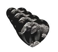 Lot de 4 désodorisants de voiture à suspendre - Cartes parfumées pour SUV - Éléphant et papillon - Tablettes d'aromathérapie de voiture - Miroir intérieur - Pendentif pour chambre à coucher, armoire