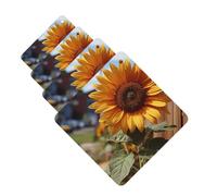 Lot de 4 désodorisants de voiture à suspendre - Cartes parfumées pour SUV, ferme, tournesol, voiture, aromathérapie, voiture, miroir intérieur, pendentif pour chambre à coucher, armoire, armoire à