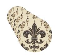 Lot de 4 désodorisants de voiture à suspendre - Cartes parfumées pour SUV - Fleur de lys et bras de manteau - Tablettes d'aromathérapie - Pour chambre à coucher, armoire, armoire à chaussures