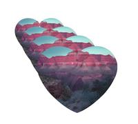 Lot de 4 désodorisants de voiture à suspendre - Cartes parfumées pour SUV Grand Canyon - Tablettes d'aromathérapie - Miroir intérieur de voiture - Pendentif pour chambre à coucher, armoire, armoire à