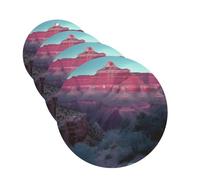 Lot de 4 désodorisants de voiture à suspendre - Cartes parfumées pour SUV Grand Canyon - Tablettes d'aromathérapie - Miroir intérieur de voiture - Pendentif pour chambre à coucher, armoire, armoire à