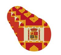 Lot de 4 désodorisants de voiture à suspendre - Cartes parfumées pour SUV - Motif drapeau espagnol - Tablettes d'aromathérapie - Pour chambre à coucher, armoire, armoire à chaussures