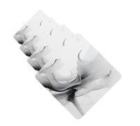 Lot de 4 désodorisants de voiture à suspendre - Cartes parfumées pour SUV - Tablettes d'aromathérapie abstraites noires et blanches - Miroir intérieur pour chambre à coucher, armoire, armoire à