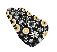 Lot de 4 désodorisants de voiture à suspendre - Cartes parfumées pour SUV, traits simples de fleurs - Tablettes d'aromathérapie de voiture - Pendentif miroir intérieur pour chambre à coucher, armoire