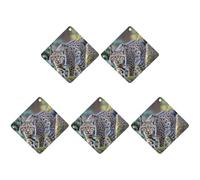 Lot de 4 désodorisants de voiture à suspendre - Cartes parfumées pour voiture - Bobcat sauvage - Décoration intérieure - Cartes parfumées pour rétroviseurs