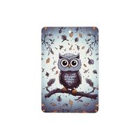 Lot de 4 désodorisants de voiture à suspendre - Cartes parfumées - Tablettes d'aromathérapie de voiture - Branches d'arbre de hibou - Désodorisant de voiture - Pendentif miroir - Cadeaux pour homme et