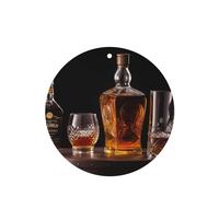 Lot de 4 désodorisants de voiture à suspendre - Cartes parfumées - Tablettes d'aromathérapie de voiture, whisky, bière, images de voiture, désodorisants de voiture, rétroviseurs, pendentifs, cadeaux