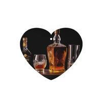 Lot de 4 désodorisants de voiture à suspendre - Cartes parfumées - Tablettes d'aromathérapie de voiture, whisky, bière, images de voiture, désodorisants de voiture, rétroviseurs, pendentifs, cadeaux