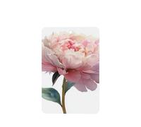 Lot de 4 désodorisants de voiture à suspendre, motif fleur de pivoine, rose doux, cartes parfumées à suspendre, cartes parfumées pour tablettes d'aromathérapie de voiture