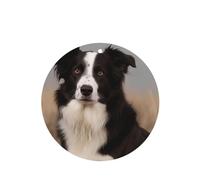 Lot de 4 désodorisants de voiture à suspendre, pastilles parfumées, parfum Border Collie, pendentif pour rétroviseur intérieur, pour femmes et hommes.
