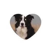 Lot de 4 désodorisants de voiture à suspendre, pastilles parfumées, parfum Border Collie, pendentif pour rétroviseur intérieur, pour femmes et hommes.