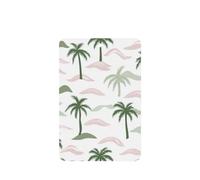 Lot de 4 désodorisants de voiture avec motif palmiers et petites îles - Cartes parfumées à suspendre - Pour tablettes d'aromathérapie de voiture