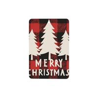 Lot de 4 désodorisants de voiture avec texte en anglais « Merry Christmas » - Cartes parfumées à suspendre - Cartes parfumées - Pour tablettes d'aromathérapie de voiture