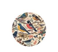 Lot de 4 désodorisants de voiture « Birds in My Garden » - Cadeaux durables pour homme et femme - Tablettes d'aromathérapie à suspendre - Parfum lavande