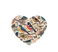 Lot de 4 désodorisants de voiture « Birds in My Garden » - Cadeaux durables pour homme et femme - Tablettes d'aromathérapie à suspendre - Parfum lavande