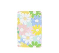 Lot de 4 désodorisants de voiture colorés à motif marguerite - Cartes parfumées à suspendre - Cartes parfumées pour tablettes d'aromathérapie de voiture