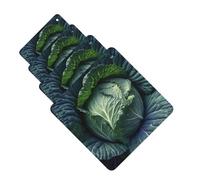 Lot de 4 désodorisants de voiture décoratifs pour voiture - Longue durée - Parfum chou lumineux - Tablettes d'aromathérapie - Pendentif de rétroviseur - Pour homme et femme