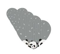 Lot de 4 désodorisants de voiture décoratifs pour voiture - Longue durée - Parfumé - Parfum amusant - Bébé panda - Tablettes d'aromathérapie - Pendentif de rétroviseur - Pour homme et femme
