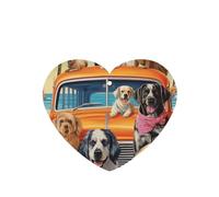 Lot de 4 désodorisants de voiture « Dog Days of Summer » - Cadeaux durables pour homme et femme - Tablettes d'aromathérapie à suspendre - Carte parfumée - Parfum lavande