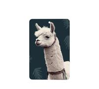 Lot de 4 désodorisants de voiture en alpaga lama - Longue durée - Cadeaux pour homme et femme - Tablettes d'aromathérapie à suspendre - Carte parfumée - Pendentif rétroviseur