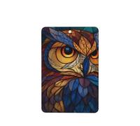 Lot de 4 désodorisants de voiture en forme de chouette en verre teinté - Cartes parfumées à suspendre - Pour tablettes d'aromathérapie de voiture