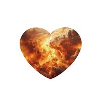 Lot de 4 désodorisants de voiture en forme de cœur à suspendre pour chambre à coucher, salle de bain