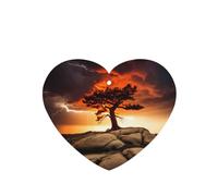 Lot de 4 désodorisants de voiture en forme de cœur à suspendre Thunder and Lightning pour chambre à coucher, salle de bain